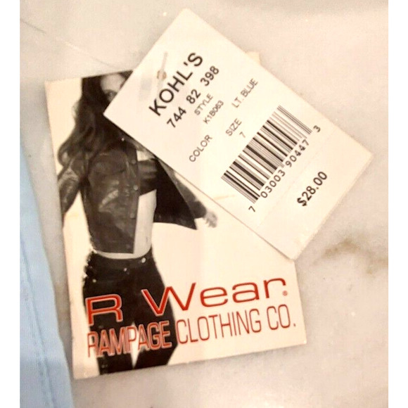 Rampage Women Dress Pants Lt. Blue Juniors Size 7‎ - Picture 7 of 11